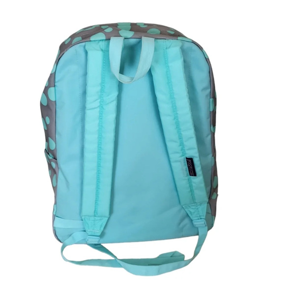 JanSport Superbreak Backpack Grey Rabbit Sylvia Dot - Picture 4 of 9